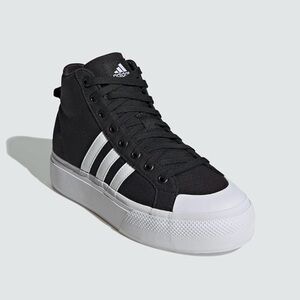 adidas Women's Bravada 2.0 Platform Sneaker side 8.5 /9 color black with box